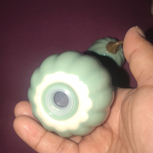 New in box sage color pumpkin salt shakers - Picture 5 of 7